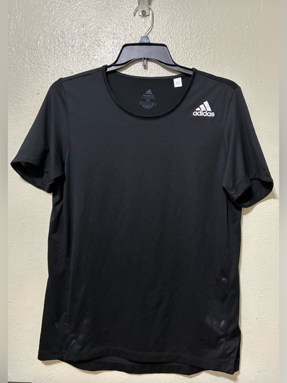 Adidas  Primeblue Men’s Black short sleeve shirt